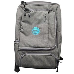 eBags Pro Slim Gray Laptop Backpack Slim Travel Tech Weekender Carry On Bag AT&T